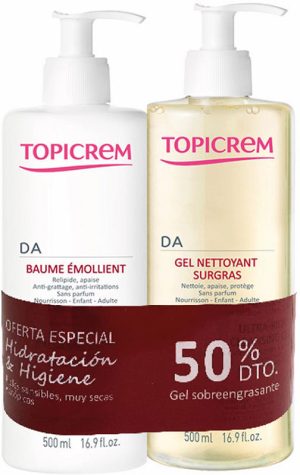 Topicrem Da Emolient Balm Case 2 pcs