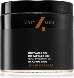 Unit4Men Bath Salt Amber & Vanilla bath salt with hemp oil 700 g