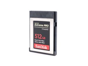 Used SanDisk 512GB Extreme PRO CFexpress Card Type B