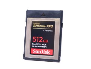 Used SanDisk 512GB Extreme PRO CFexpress Card Type B