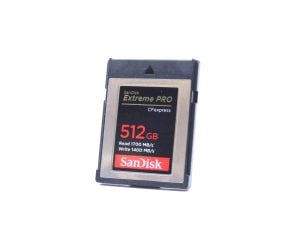 Used SanDisk 512GB Extreme PRO CFexpress Card Type B