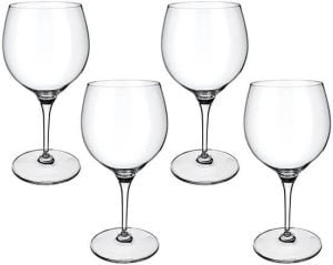 Villeroy & Boch Maxima Set of 4 Burgundy Goblets