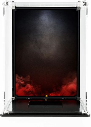 Wicked Brick Display Case for LEGO® Marvel: Spider-Man Carnage (76199) - Display Case with Red Printed Background