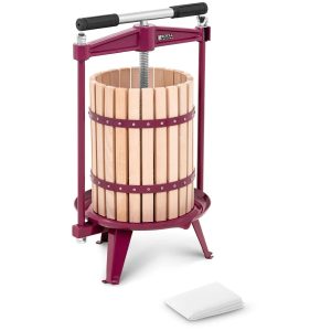 Wiesenfield Fruit Press - manual - wooden - 18 L - incl. 1 pressing cloth RCWP-18LWB.1