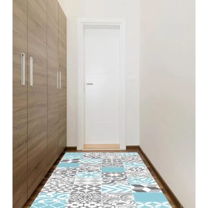World Menagerie Arruda Collage Kitchen Mat 300.0 H x 80.0 W x 0.28 D cm