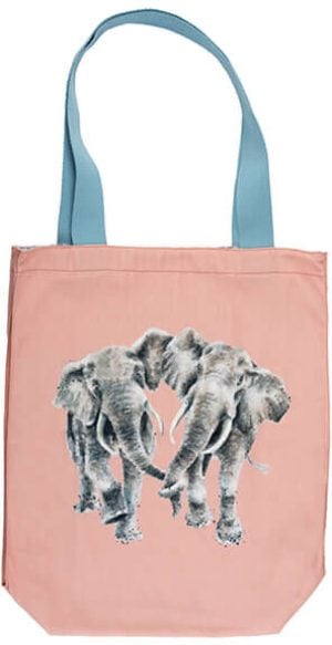 Wrendale Designs 'Age Is Irrelephant' Canvas Tote Bag