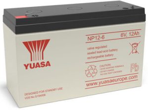 Yuasa NP12-6 VRLA Sealed Lead Acid Battery 1 Pack