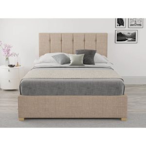 Zipcode Design Cecere Upholstered Ottoman Bed brown 159.6 W x 219.0 D cm