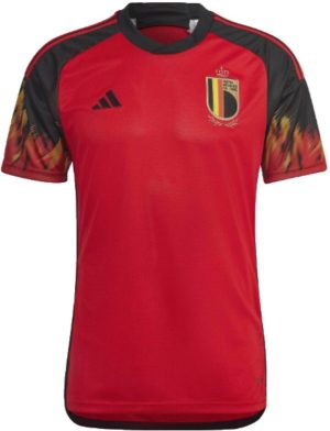 adidas 2022-2023 Belgium Home Shirt - Red - male - Size: XXL 46-48" Chest