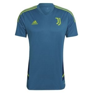 adidas 2022-2023 Juventus Training Shirt (Active Teal) - Blue - male - Size: Large 42-44" Chest