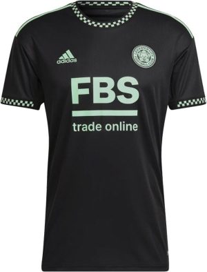 adidas 2022-2023 Leicester City Away Shirt - Black - male - Size: XL 44-46" Chest