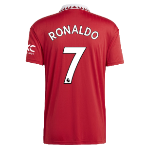 adidas 2022-2023 Man Utd Home Shirt (RONALDO 7) - Blue - male - Size: Large 42-44" Chest