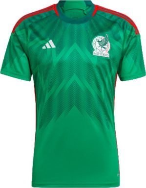 adidas 2022-2023 Mexico Home Shirt - Green - male - Size: Large 42-44" Chest