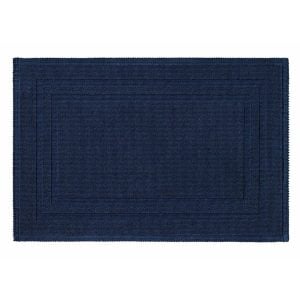 RHOMTUFT Grace Bath Mat blue/black 2.2 H x 60.0 W cm