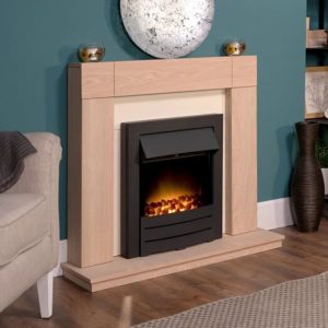 Adam Colorado Electric Inset Fire gray/black 59.3 H x 50.7 W x 15.6 D cm