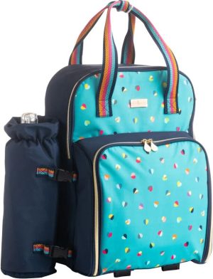 Beau & Elliot Mini Confetti Picnic Backpack black/blue 41.0 H x 30.0 W x 22.0 D cm