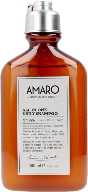 Farmavita Amaro all in one daily shampoo nº1924 hair/beard/body 250 ml