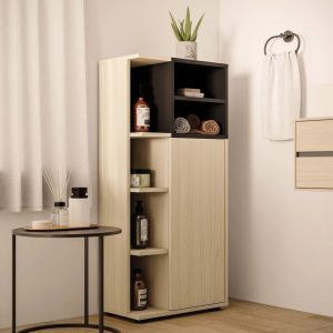 Latitude Run Lakecia Low Cabinet gray/black/brown 108.6 H cm
