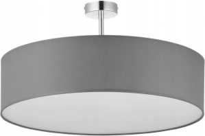 17 Stories Bansemer 4-Light Semi Flush Mount gray/black/brown 60.0 W x 60.0 D cm