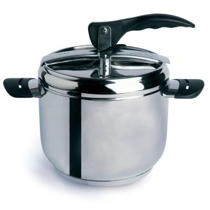 Excelsa Professional Stainless Steel Pressure Cooker black/gray 26.0 H x 21.0 W x 21.0 D cm