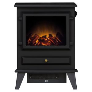 Adam Hudson Electric Fireplace black/gray 54.6 H x 41.0 W x 31.0 D cm