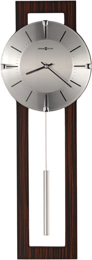 Blue Elephant Mela Wall Clock brown/gray 59.69 H x 20.96 W x 6.99 D cm