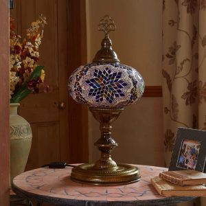 Latitude Vive Karlie 55Cm Table Lamp green/blue/yellow/indigo 55.0 H x 24.0 W x 24.0 D cm