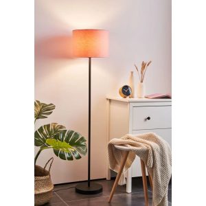 Latitude Run Gerwara 1420cm Traditional Floor Lamp black/gray/pink/red 1420.0 H x 32.0 W x 32.0 D cm