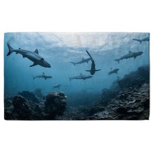 East Urban Home Donnika Bath Towel Single black/blue/white 160.0 W cm