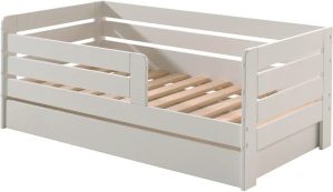 Cot Bed / Toddler (70 x 140cm) Drawer Bed Frames by Vipack brown/green/white 56.0 H x 70.0 W x 29.0 D cm