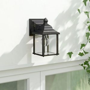 Sol 27 Outdoor Aafke Outdoor Wall Lantern black/yellow 25.5 H x 14.0 W x 18.0 D cm