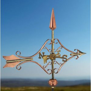 Dakota Fields Briarhill Victorian Arrow Weathervane brown/yellow 59.0 H x 54.0 W x 28.0 D cm